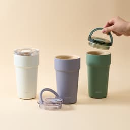 Ly Giữ Nhiệt LocknLock LHC4416 710ml, LHC4419 900ml Thép Phủ Sứ, Hàng Chính Hãng, Có Ống Hút-JoyMall 9
