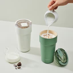 Ly Giữ Nhiệt LocknLock LHC4416 710ml, LHC4419 900ml Thép Phủ Sứ, Hàng Chính Hãng, Có Ống Hút-JoyMall 7