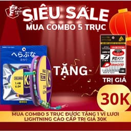 [ Mua 5 Tặng 1 ] Trục Câu Đài Buộc Sẵn K9 Buộc Sẵn DT09 2