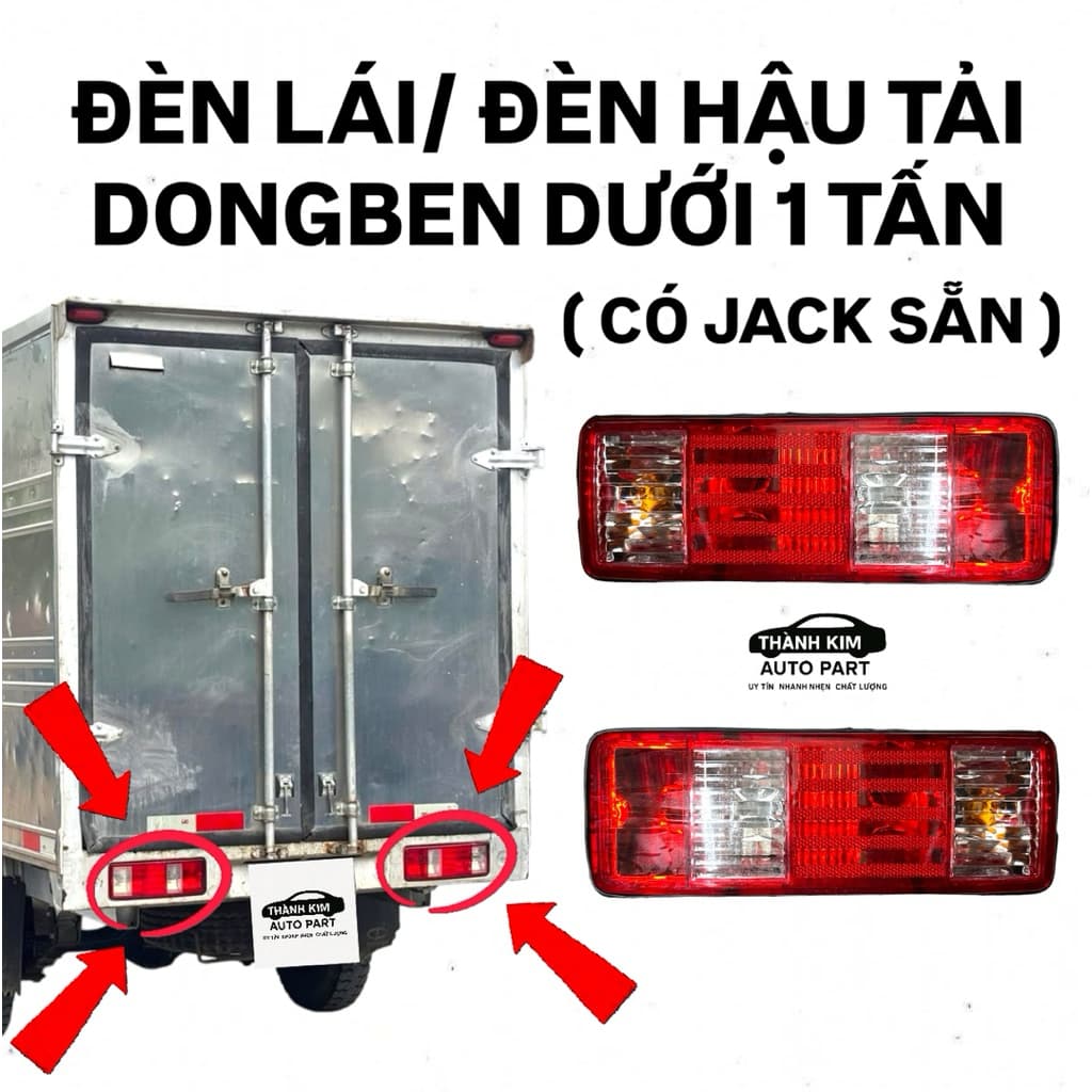 ĐÈN HẬU DONGBEN 870KG, DONGBEN 1021 CÓ JACK CẮM