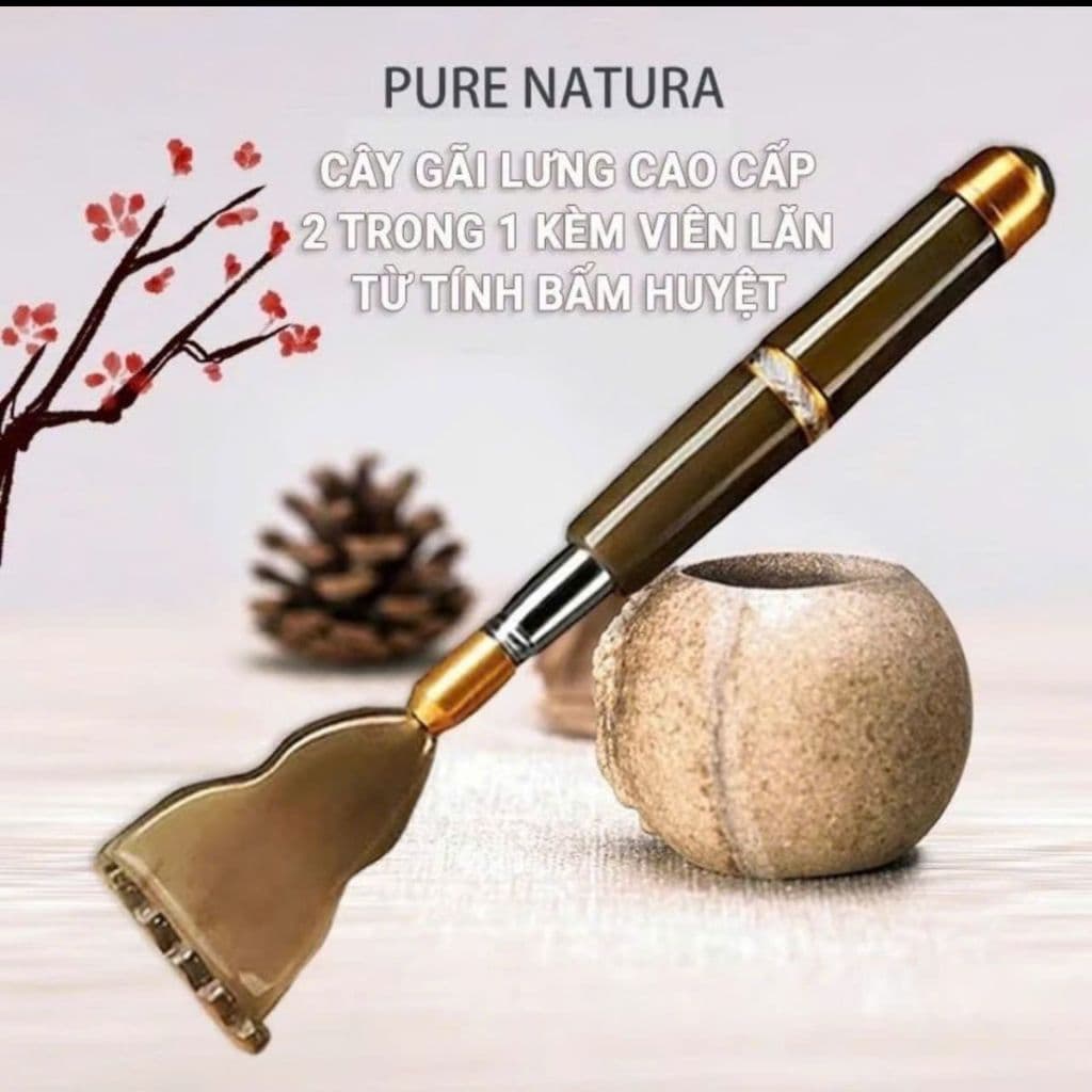 Cây Gãi Lưng, Gậy Gãi Ngứa Cao Cấp Thép Mangan Chống Gỉ Phong Cách, Rút Gọn Kéo Dài 5 Mức, Kèm Đầu Lăn Từ Tính