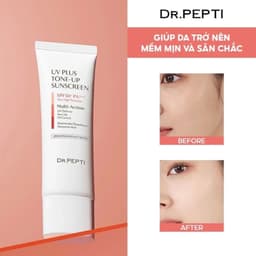 Kem Chống Nắng Nâng Tone, Kiềm Dầu DR.PEPTI UV PLUS TONE-UP SUN SCREEN / SPF 50+ PA++++ 50ml 2