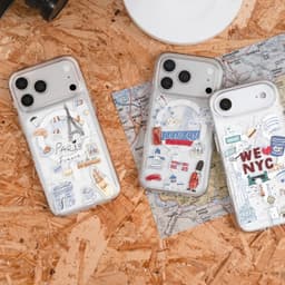 Ốp Lưng Trong Suốt SwitchEasy cho iPhone 17 Pro Max / 17 Pro / 17 Air, CITY Style M Pattern, in 3D, Chống Sốc 6