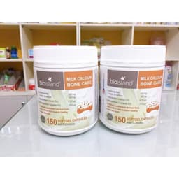  Canxi sữa hữu cơ lọ 150 viên Bioisland Milk Calcium Bone Care, Úc, từ 12 tuổi (Bonecare ) 3
