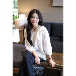 [ẨN] Áo Sơ Mi Nữ GENVIET JEANS Vải Zen Cotton Họa Tiết Hoa Tinh Tế Nhẹ Nhàng 9054 2