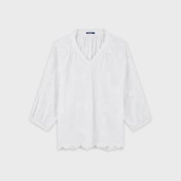 [ẨN] Áo Sơ Mi Nữ GENVIET JEANS Vải Zen Cotton Họa Tiết Hoa Tinh Tế Nhẹ Nhàng 9054 6