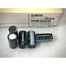 [ 2 con ] TỤ ELNA RJH 50V 470UF 50V , 50V470UF , 470UF50V ( KT 12.5x25mm ) 3