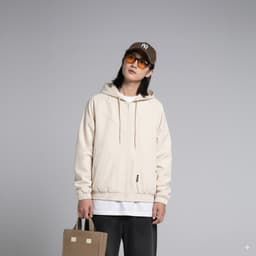 Áo Khoác Kaki 2 Lớp Orine Unisex Dáng Rộng, Phong Cách Thời Trang Thu Đông Cho Nam Nữ 7