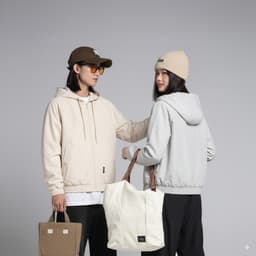 Áo Khoác Kaki 2 Lớp Orine Unisex Dáng Rộng, Phong Cách Thời Trang Thu Đông Cho Nam Nữ 8