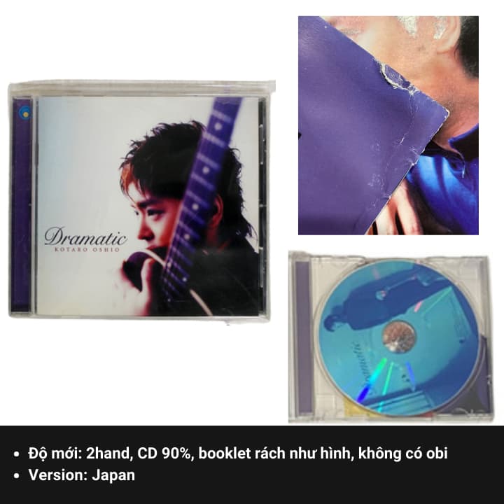 Đĩa nhạc guitar Kotaro Oshio – Dramatic (đã qua sử dụng)