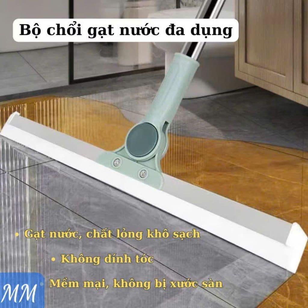 Chổi gạt nước nhà tắm, chổi quét nhà thông minh đầu silicon chống trơn trượt ( nhận sỉ sll)