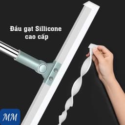 Chổi gạt nước nhà tắm, chổi quét nhà thông minh đầu silicon chống trơn trượt ( nhận sỉ sll) 4