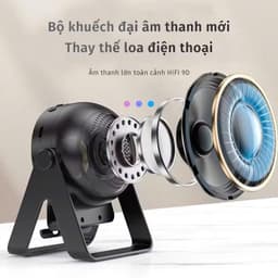 Loa Cảm Ứng Không Dây ZF18 Tích Hợp 3in1 – Loa nghe nhạc + Giá đỡ điện thoại + Đèn LED đổi màu Âm Thanh Sống Động 5