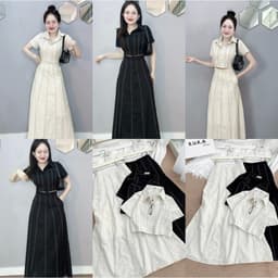 Xukadress_SET SƠMI VIỀN THANH LỊCH SANG TRỌNG, set bộ sang chảnh, set đồ thanh lịch 3