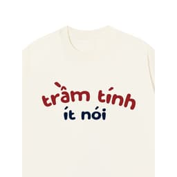 Áo Vớ Vẩn Vui Tươi Áo Thun TRẦM TÍNH ÍT NÓI Cotton 100% Oversize REDLABEL Nam Nữ TS56 1