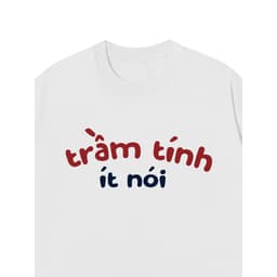 Áo Vớ Vẩn Vui Tươi Áo Thun TRẦM TÍNH ÍT NÓI Cotton 100% Oversize REDLABEL Nam Nữ TS56 9