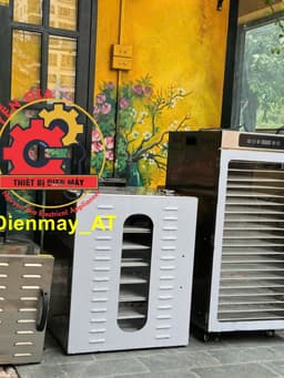 Tủ Sấy 10,16,20 tầng đa năng– chuyên để sấy thực phẩm, dược liệu, trái cây, thịt cá, thảo mộc…khay inox 304 : Chống gỉ 6