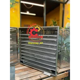 Tủ Sấy 10,16,20 tầng đa năng– chuyên để sấy thực phẩm, dược liệu, trái cây, thịt cá, thảo mộc…khay inox 304 : Chống gỉ 3