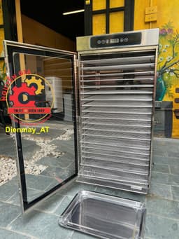 Tủ Sấy 10,16,20 tầng đa năng– chuyên để sấy thực phẩm, dược liệu, trái cây, thịt cá, thảo mộc…khay inox 304 : Chống gỉ 8