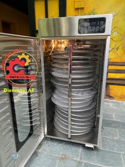 Tủ Sấy 10,16,20 tầng đa năng– chuyên để sấy thực phẩm, dược liệu, trái cây, thịt cá, thảo mộc…khay inox 304 : Chống gỉ 9