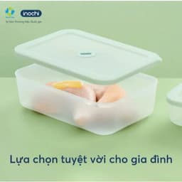 Bộ 7 Hộp Trữ Đông Inochi Bảo Quản Thực Phẩm Tươi Ngon, chịu nhiệt độ tốt, hộp để ngăn đá cao cấp 2