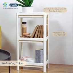 Kệ đa năng 2 3 4 tầng inochi | Thiết kế nhỏ gọn, dễ lắp ráp, chịu lực tốt, kệ đựng mỹ phẩm cao cấp 9
