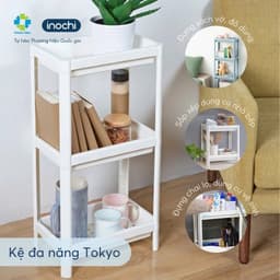 Kệ đa năng 2 3 4 tầng inochi | Thiết kế nhỏ gọn, dễ lắp ráp, chịu lực tốt, kệ đựng mỹ phẩm cao cấp 5