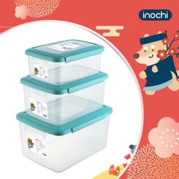 Thùng đựng thực phẩm Inochi 10-30L, thùng đựng đồ khô có roong chống ẩm tốt 4