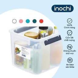 Thùng đựng thực phẩm Inochi 10-30L, thùng đựng đồ khô có roong chống ẩm tốt 5