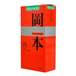 Bao cao su Okamoto Strawberry hương Dâu, Nhật Bản,Siêu mỏng tăng khoái cảm cực mạnh 4