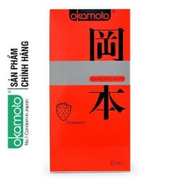 Bao cao su Okamoto Strawberry hương Dâu, Nhật Bản,Siêu mỏng tăng khoái cảm cực mạnh 8
