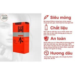 Bao cao su Okamoto Strawberry hương Dâu, Nhật Bản,Siêu mỏng tăng khoái cảm cực mạnh 6