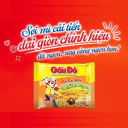 Thùng 30 Gói Mì Gấu Đỏ Gà Sợi Phở-TUH 7