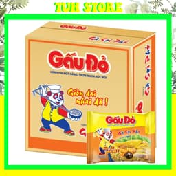 Thùng 30 Gói Mì Gấu Đỏ Gà Sợi Phở-TUH 1