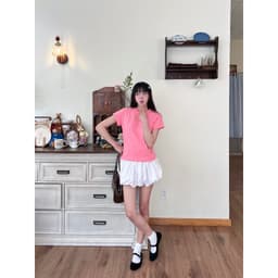 Áo Thun Baby Tee Trơn VEQISTU, Áo Thun Trơn Nữ Local Brand 100% Cotton Premium Đã Xử Lý Co Rút 3
