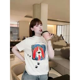 Áo thun Unisex Nam Nữ in hình TRANH CHÓ CUTE, chất cotton 100% - BOONE - BNE00212 5