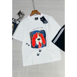 Áo thun Unisex Nam Nữ in hình TRANH CHÓ CUTE, chất cotton 100% - BOONE - BNE00212 4