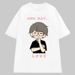 Áo thun Unisex Nam Nữ in hình ANH ƠI - ANH ĐÂY, chất cotton 100% - BOONE - BNE00143 2