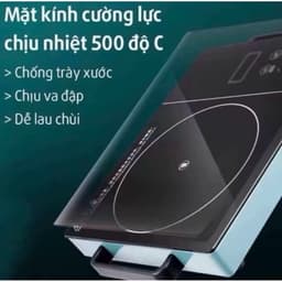 BẾP HỒNG NGOẠI CAO CẤP TATAMI (PREMIUM) CẢM ỨNG ĐA CHỨNG NĂNG CÔNG SUẤT 3500W MẶT KÍNH CƯỜNG LỰC (bảo hành 6 tháng) 2