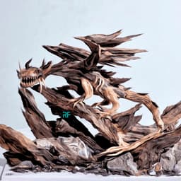 Limited I Layout Thủy Sinh Rồng Châu Âu Thương Hiệu RFaquarium I Nghệ Thuật Điêu Khắc Gỗ Lũa 9