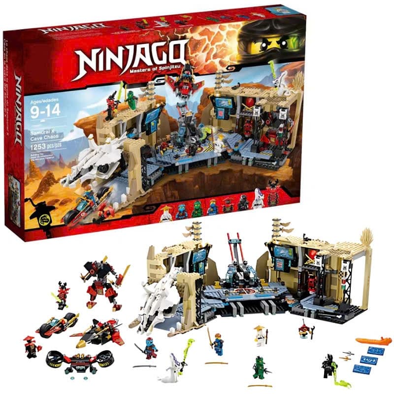 [ Có Sẵn ] Đồ chơi mô hình lắp áp Ninja 10530 Samurai X Chaos - Hang Động Của Samurai X - 1366 pcs