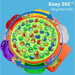 Bộ đồ chơi câu cá trẻ em -  ( loại to 45 con cá ) 5