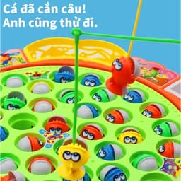 Bộ đồ chơi câu cá trẻ em -  ( loại to 45 con cá ) 7
