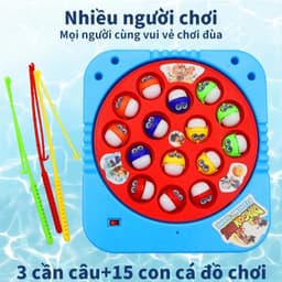 Bộ đồ chơi câu cá trẻ em -  ( loại to 45 con cá ) 9