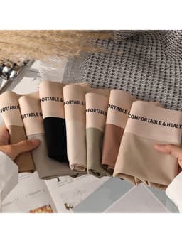combo 10 Quần Lót Nữ Đúc Su Cạp Cao 9 cm Tàng Hình Chữ COMFORTABLE Thể Thao,quần chíp cạp cao 5