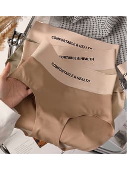 combo 10 Quần Lót Nữ Đúc Su Cạp Cao 9 cm Tàng Hình Chữ COMFORTABLE Thể Thao,quần chíp cạp cao 4
