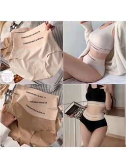 combo 10 Quần Lót Nữ Đúc Su Cạp Cao 9 cm Tàng Hình Chữ COMFORTABLE Thể Thao,quần chíp cạp cao 8
