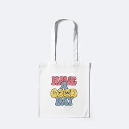 Túi Canvas, Túi Vải, Túi ToTe Dài 38cm x Rộng 33cm In Hình Bộ Sưu Tập Ngộ Nghĩnh Chất Liệu Cotton 3