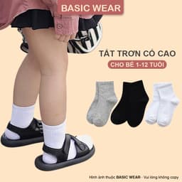 Tất Cổ Cao Trẻ Em 1-12 Tuổi, Tất Cổ Cao Cho Bé, Tất Thể Thao Trẻ Em te999 1
