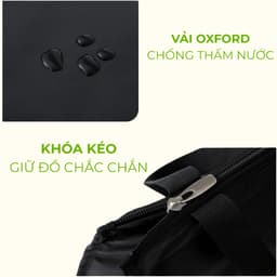 Túi đựng hộp cơm giữ nhiệt chống nước Túi đựng cơm văn phòng đa năng dễ dàng vệ sinh Homez TC91 4